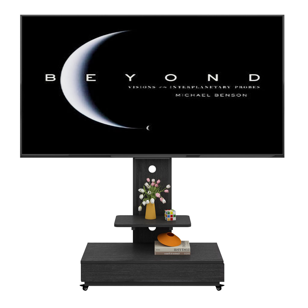 TV Stand with Push-Pull Drawer for Living Room, Bedroom, Offices