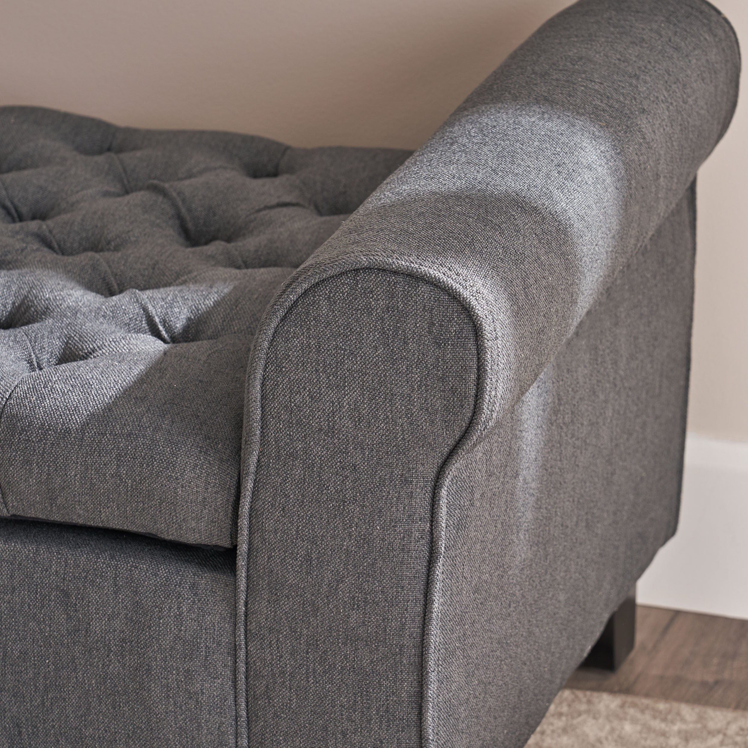 Hayes Armed Storage Bench