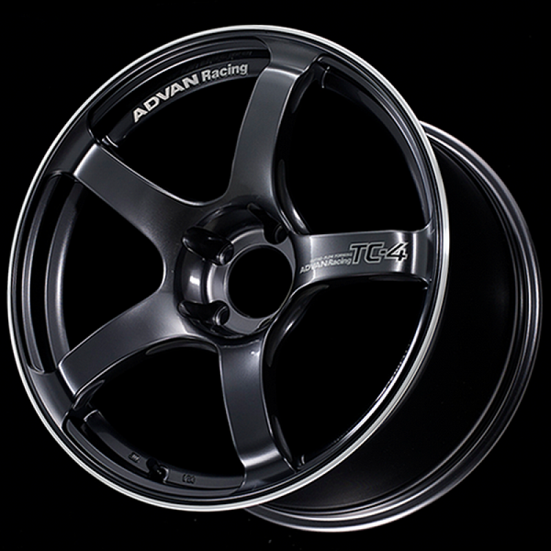 Advan TC4 18x9.0 / +25 Offset / 5x112 / 66.5mm Bore / Racing Gunmetallic and Ring YAD8I25MGMR