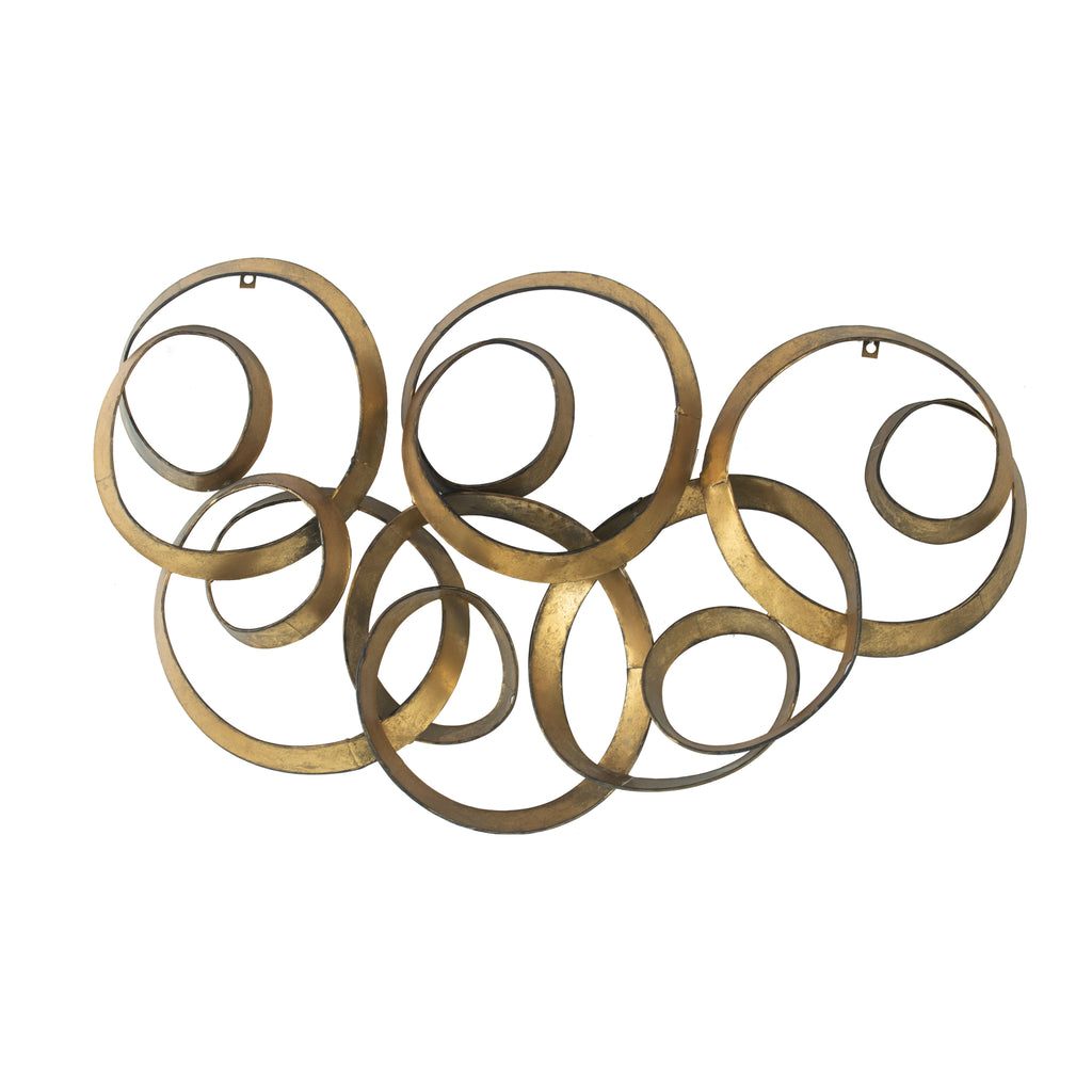 Seretha Gold Leaf Wall Décor