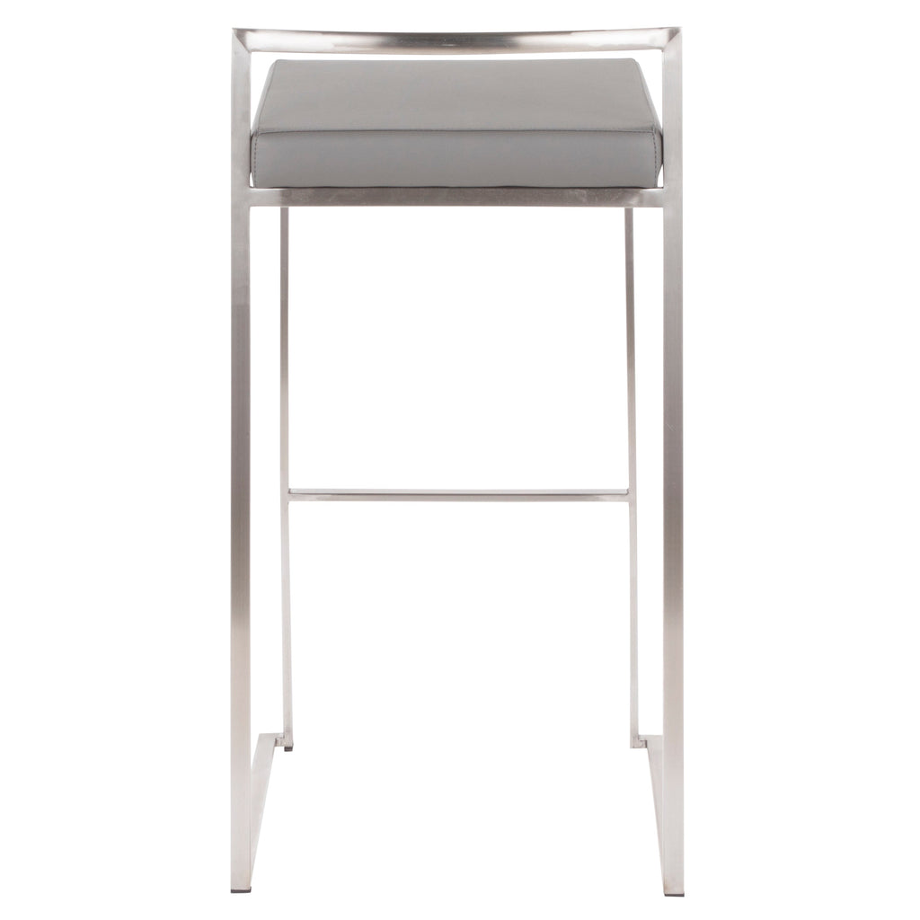 30" Contemporary Stackable Barstool Set