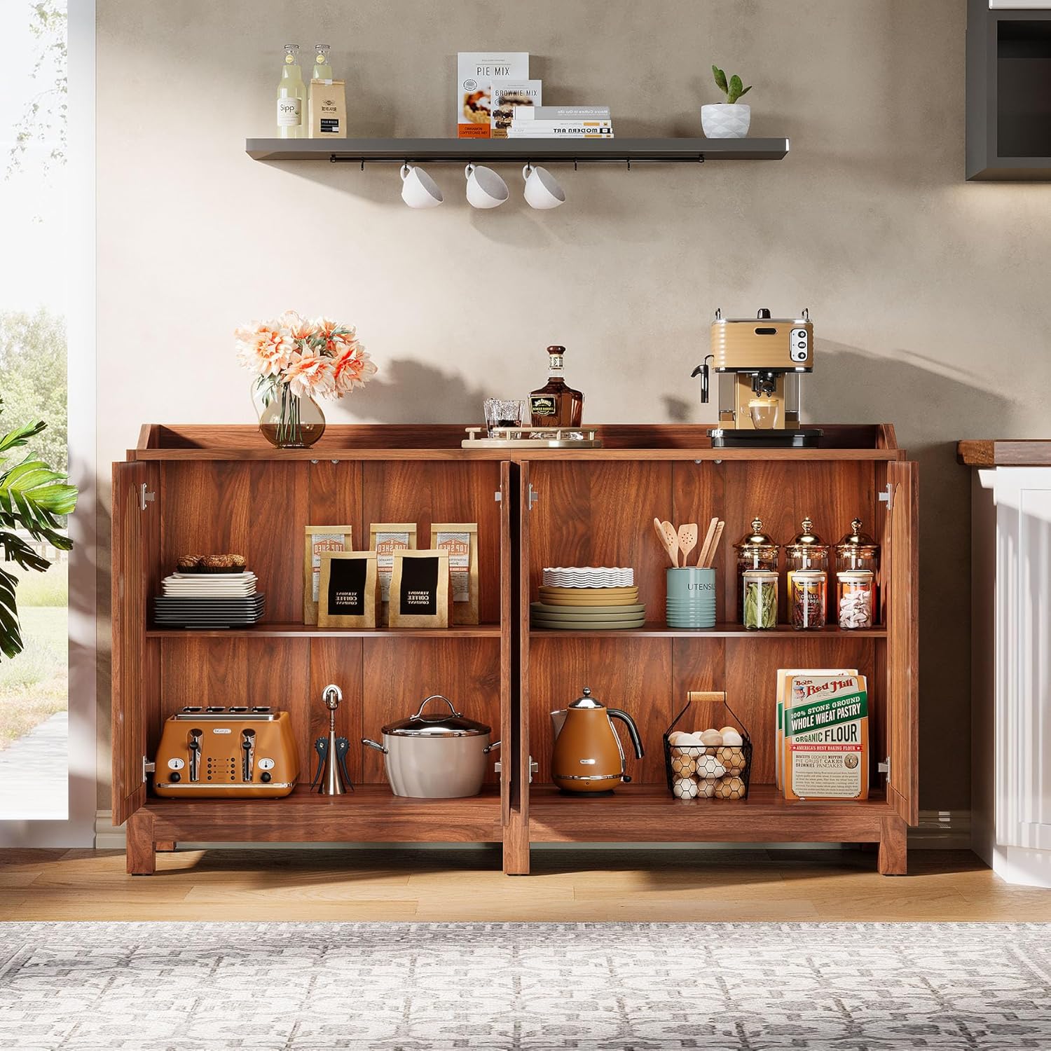 57" Farmhouse Sideboard Buffet