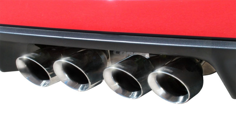 Corsa Performance 09-13 Chevrolet Corvette C6 6.2L V8 Polished Xtreme Axle-Back Exhaust