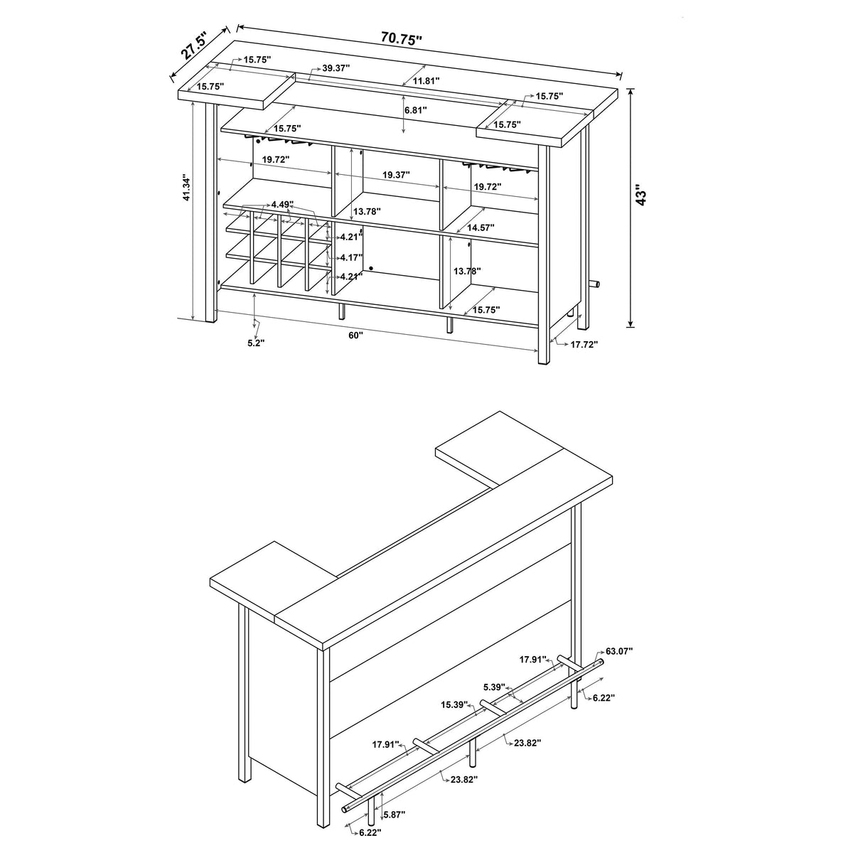 Menimen Home Bar Unit