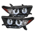 Spyder Toyota Highlander 11-13 Projector Headlights 3D DRL Blk PRO-YD-THLAN11-3DDRL-BK 5075055