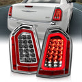 Anzo 11-14 Chrysler 300 Led Taillights Chrome w/ Sequential