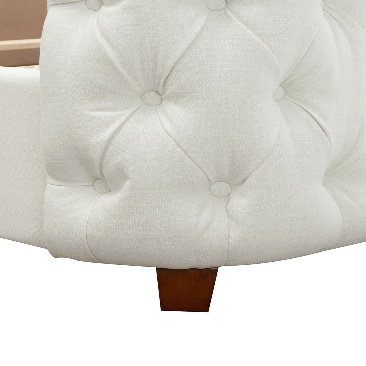 Brooklyn Queen Tufted Panel Bed Headboard and Footboard Set