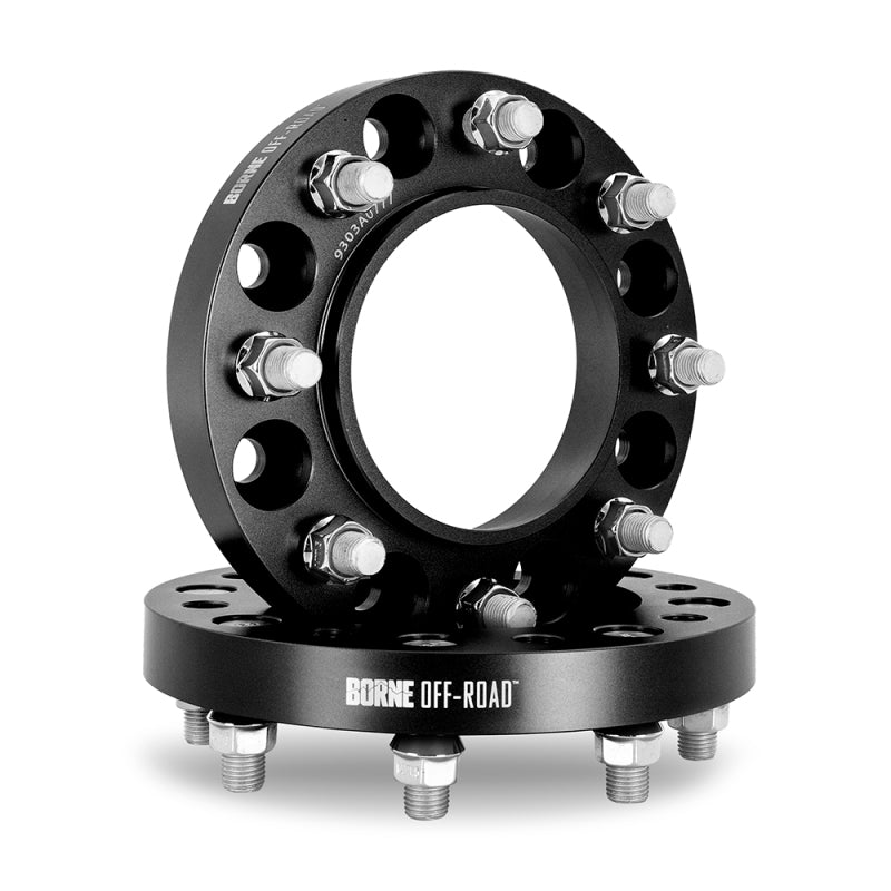 Borne Off-Road Wheel Spacers 8x165.1 116.7 32 M14 Black BNWS-008-320BK