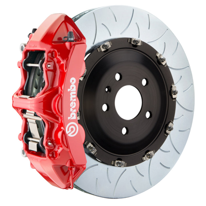 Brembo 24+ BMW M30i/530i XDrive Front GT BBK 6 Piston Cast 380x34 2pc Rotor Slotted Type-3 - Red 1N3.9092A2