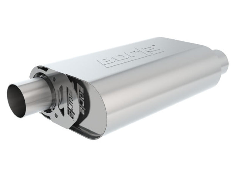 Borla CrateMuffler SBC Hot 350/383 2.5in Offset/Center 14in x 4.35in x 9in S-Type Muffler 400773