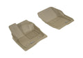 3D MAXpider 2017-2020 Ford/Lincoln Fusion/MKZ Kagu 1st Row Floormat - Tan L1FR10911502