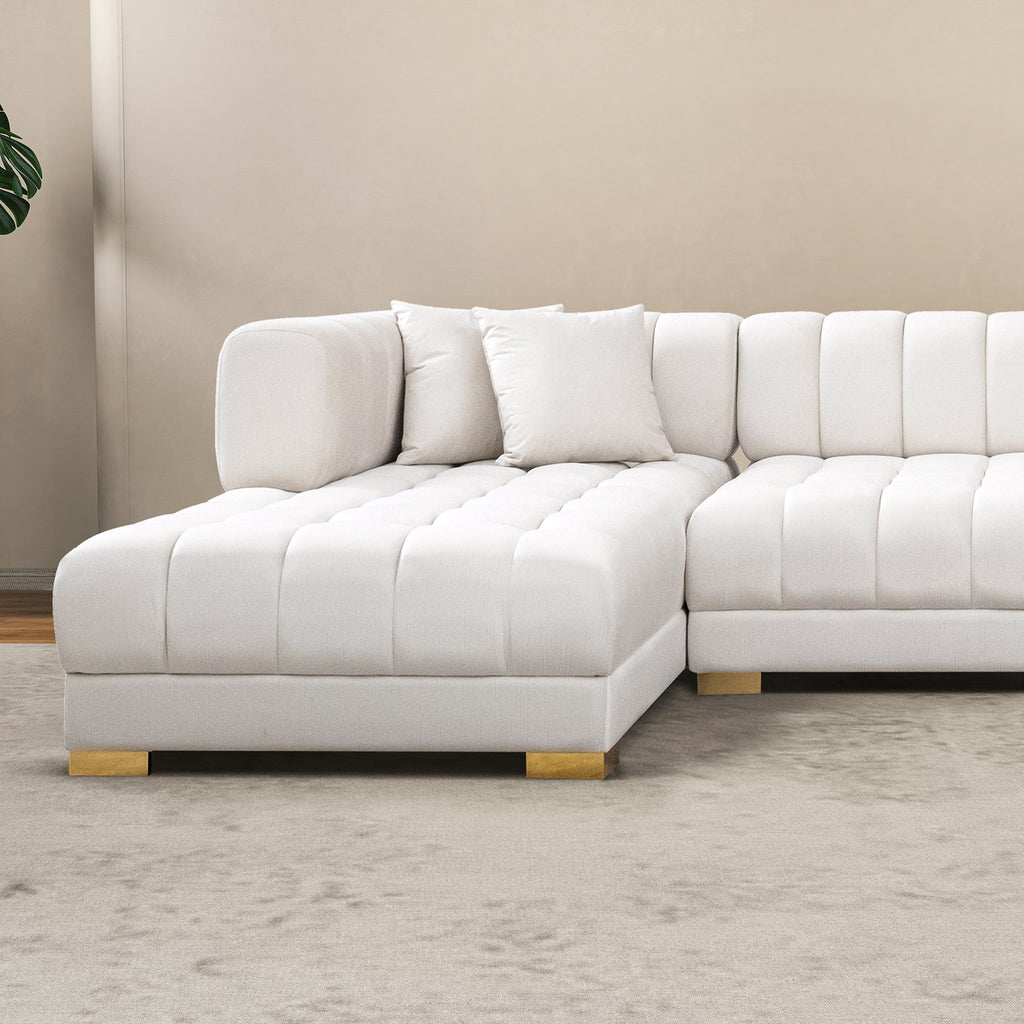Marlow U-Shaped Velvet Sofa