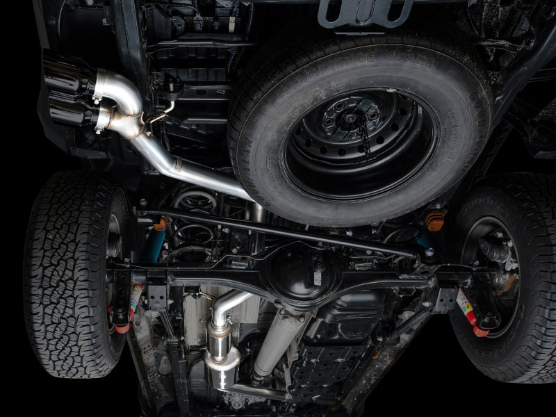 AWE Tuning AWE Exhaust for 4th Gen Toyota Tacoma Dual Diamond Black Tips 3015-33254