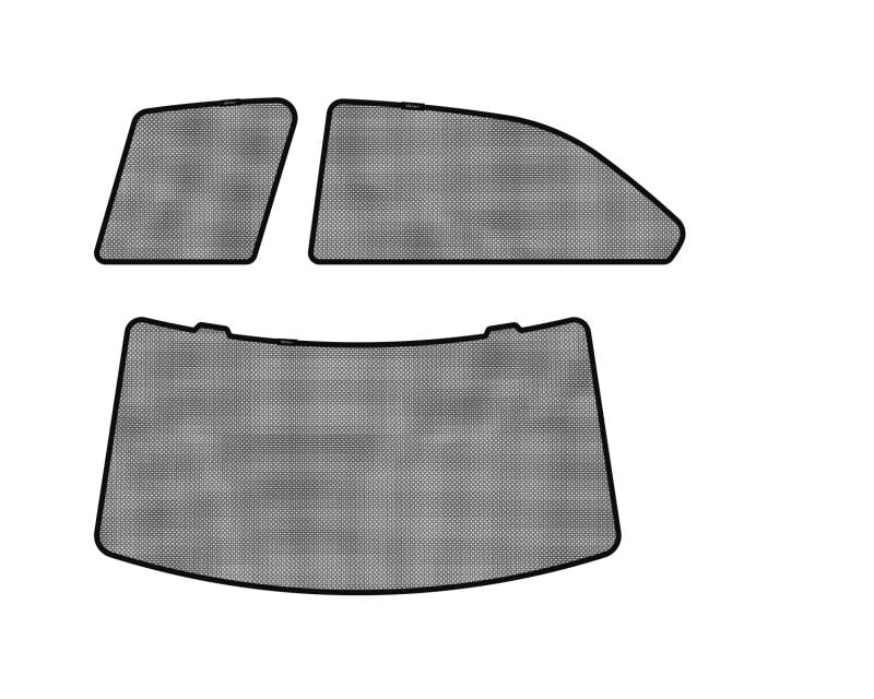3D MAXpider 2008-2014 Mercedes-Benz C-Class Sedan Black Sun Shades - Complete Set S1MB0090