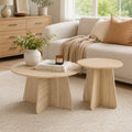 Retro-Style Nesting Coffee Table Set