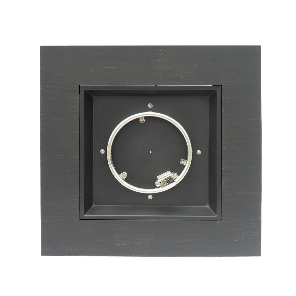 33" Outdoor Iron Square Propane Fire Pit