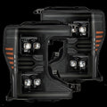 AlphaRex 20-22 Ford F-250/350/450 SD NOVA-Series LED Proj Headlights Alpha-Bk w/Acv Light SS & SBDRL 880340 *Discontinued