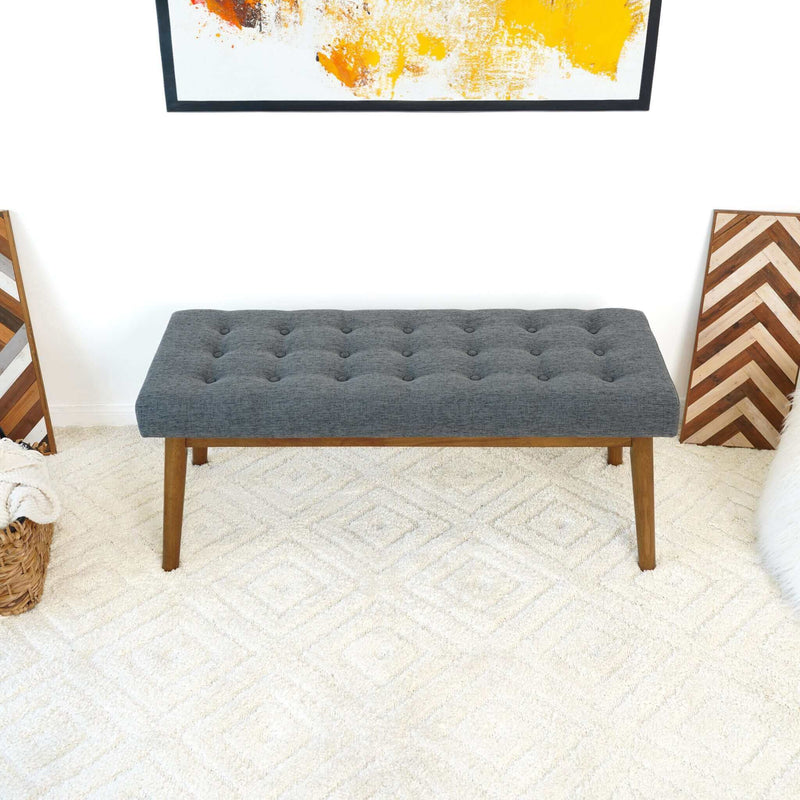 Delilah Modern Bench (Fabric)