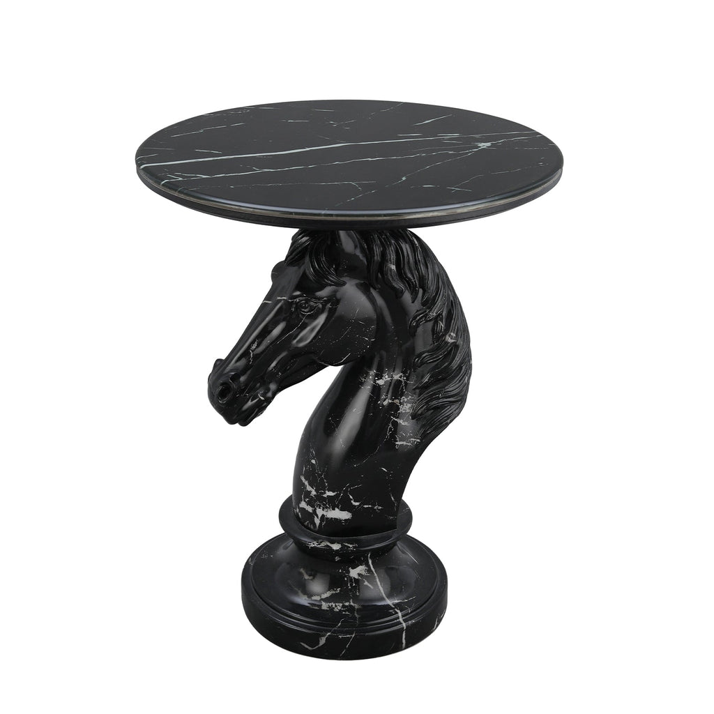 Horse Head Accent Table Animal Statue