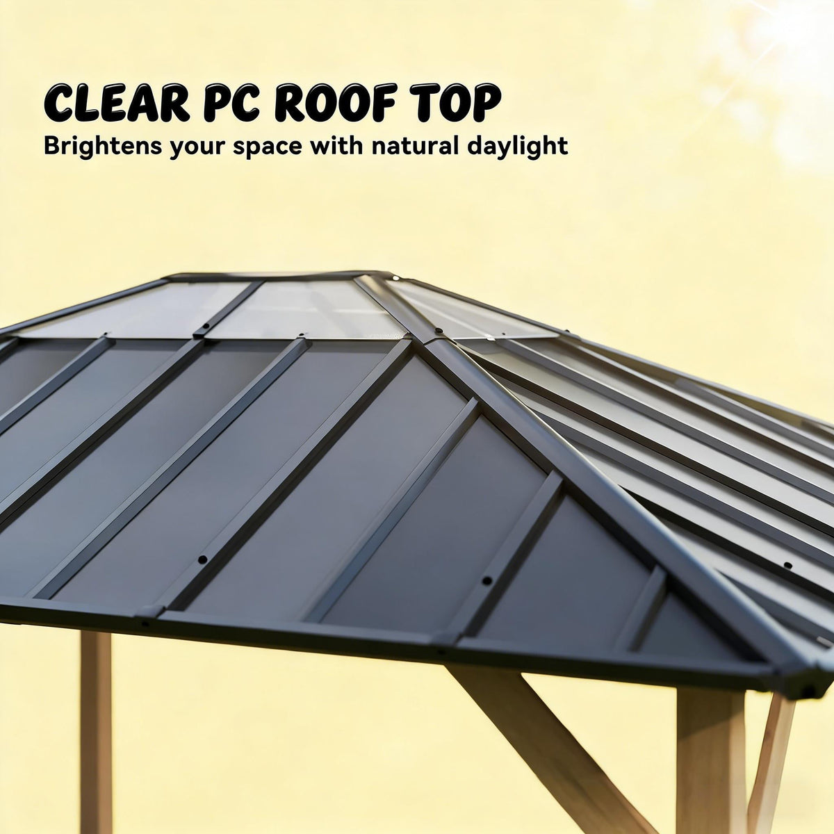 Spacious Outdoor Hardtop Gazebo