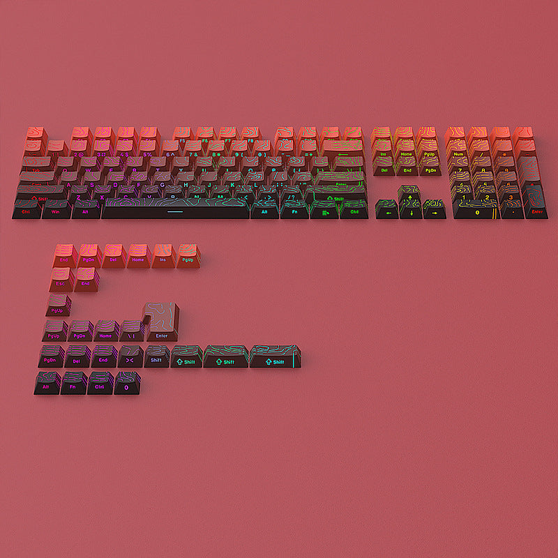 Opportunity Knocks Contour Crack Luminous Key Cap