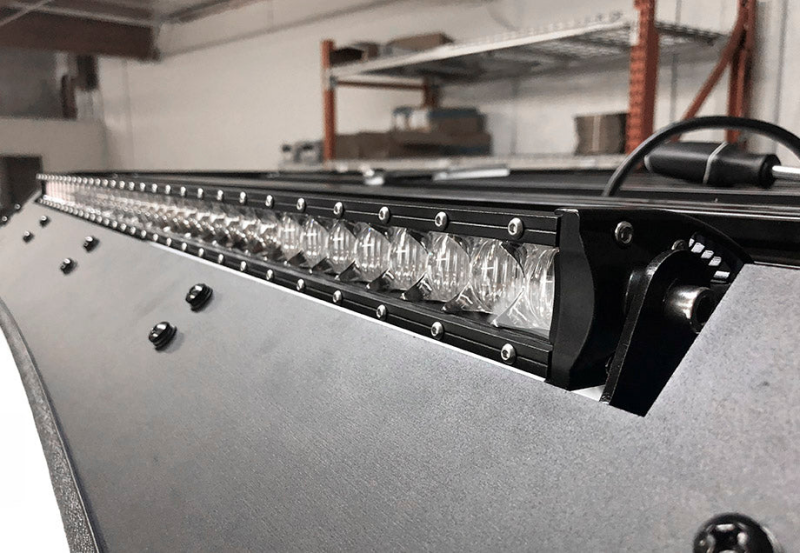 Cali Raised LED Cali Raised 40 Cut-Out Prinsu Roof Rack Slim Led Light Bar Bracket Kit - W/ 42 Inch Slim Led Light CR2671