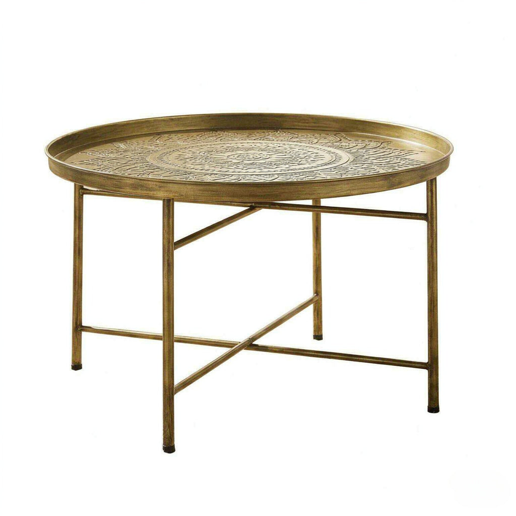 Multi-Functional Circular Center Table for Living Room