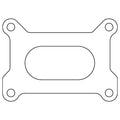 Cometic Gasket Cometic Holley 2 Barrel 500 CFM .039in Fiber Carburetor Gasket - 3.640in x 1.750in - Open Plenum C15184