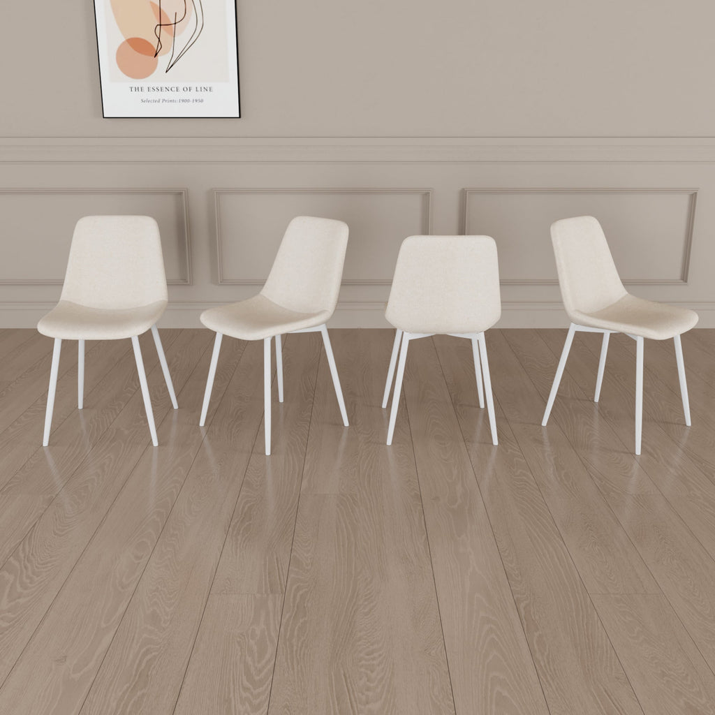 Set of 4 Modern Kitchen Dining Chairs