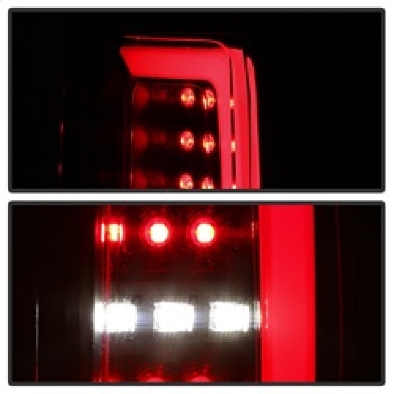 Spyder Chevy Colorado 2015-2017 Light Bar LED Tail Lights - Black Smoke ALT-YD-CCO15-LED-BSM 5085252