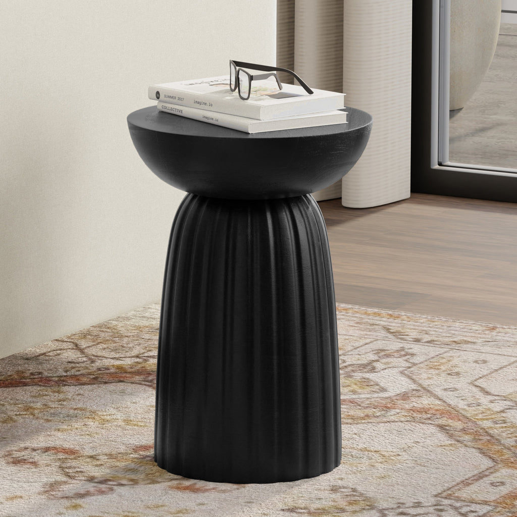Boyd 13 Inch Stripe Accent Table