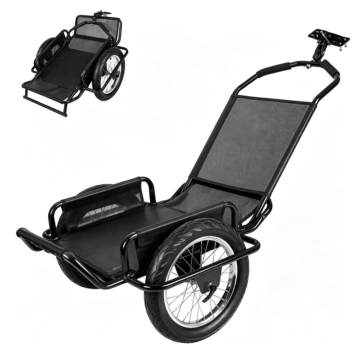 Bike Cargo Trailer with Heavy-Duty Load Capacity
