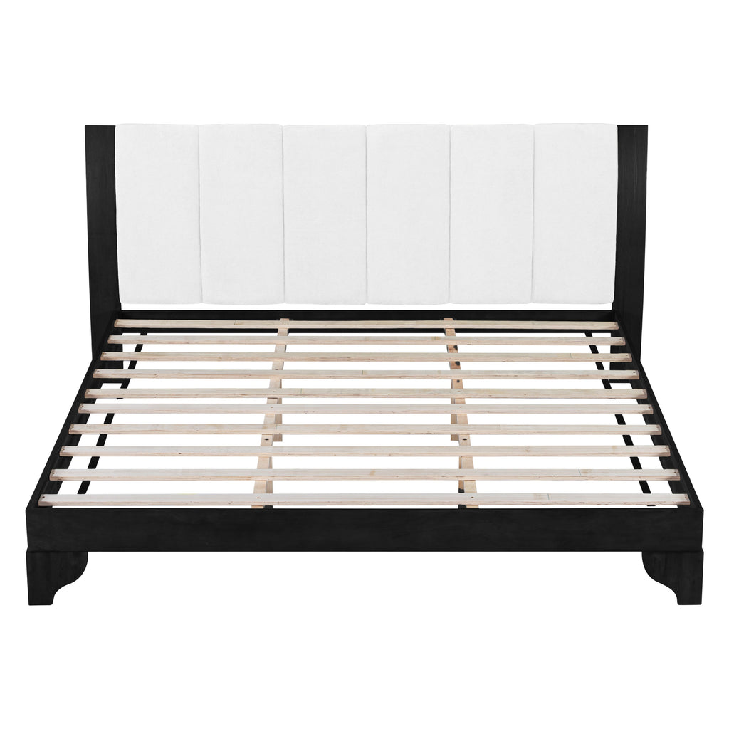 King Size Bed Frame in Black and White