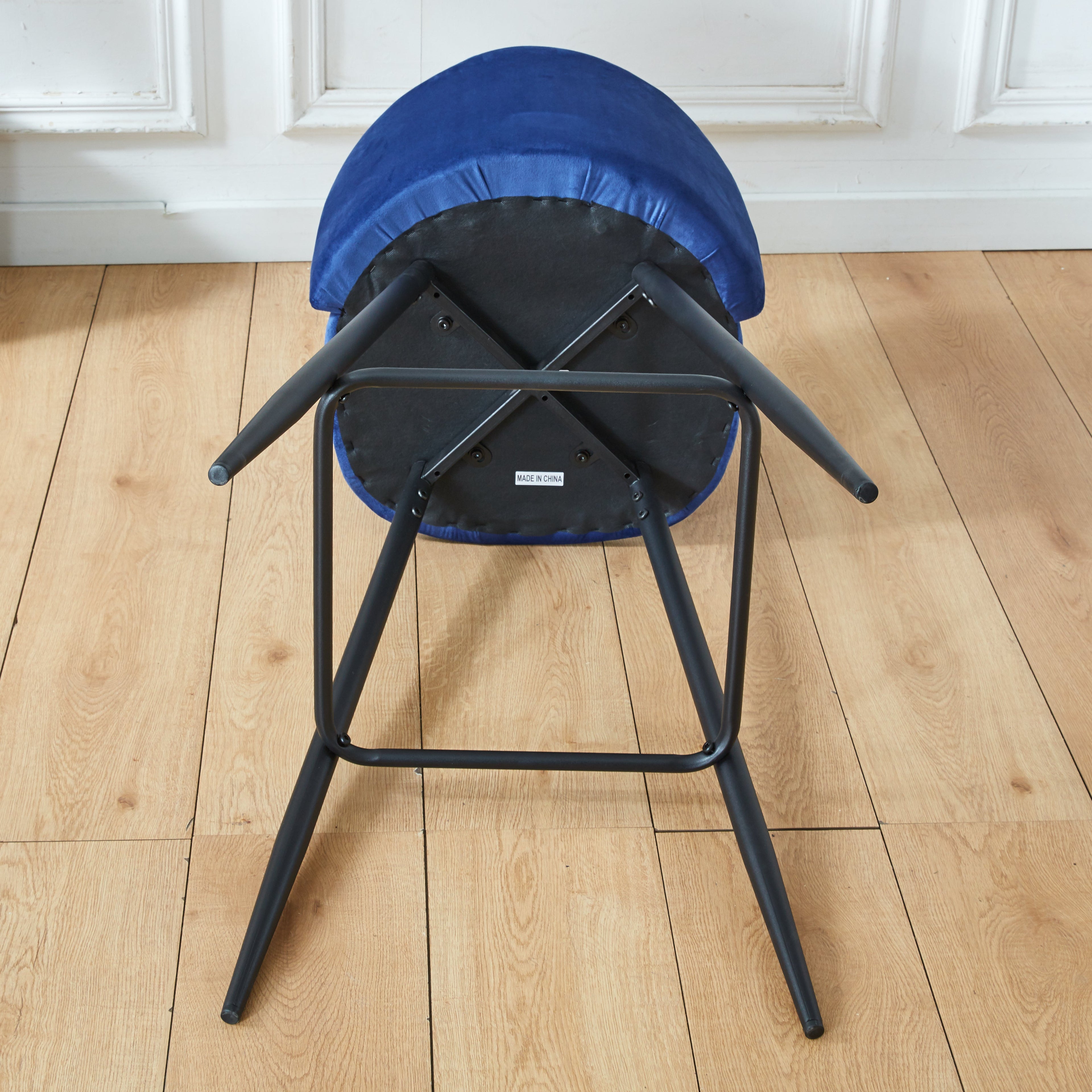 Velvet Bar Stool Set of 2