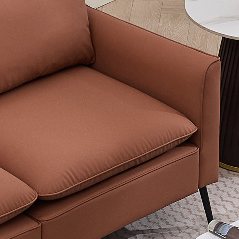 TS Cat Paw Leather Upholstered Loveseat