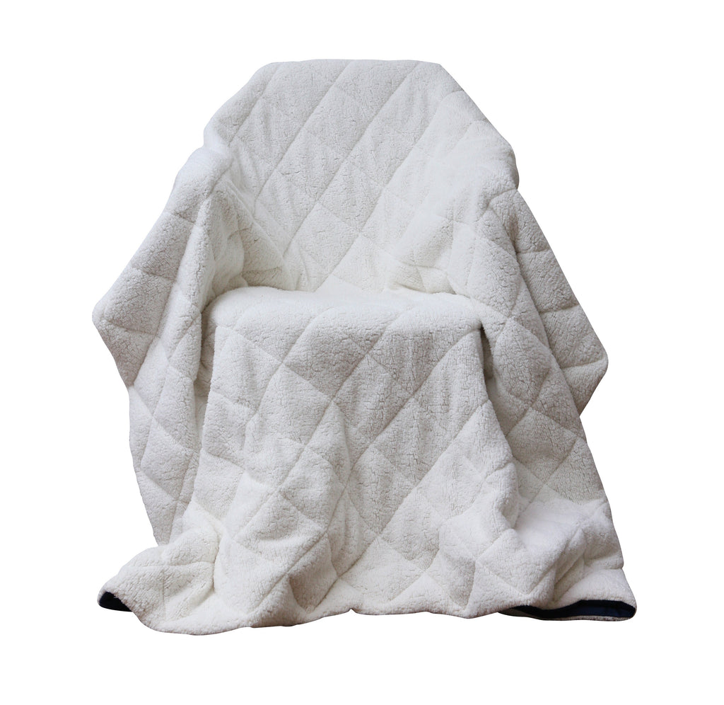 Modern Style Reversible Throw Blanket