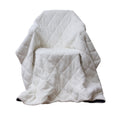 Modern Style Reversible Throw Blanket