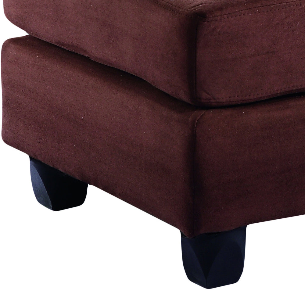 Chic Chocolate Lounge Ottoman