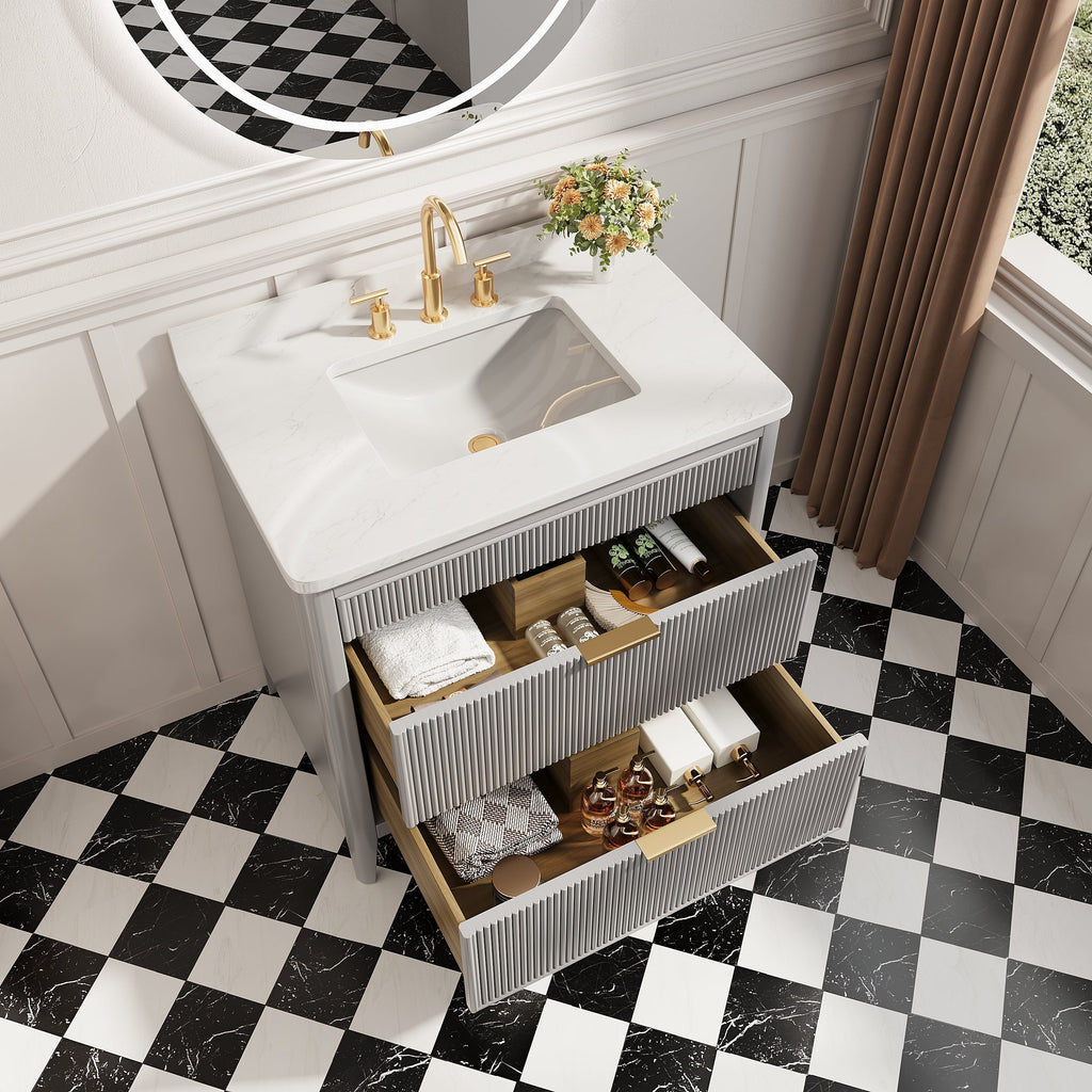 Fully Assembled 36" Bathroom Vanity