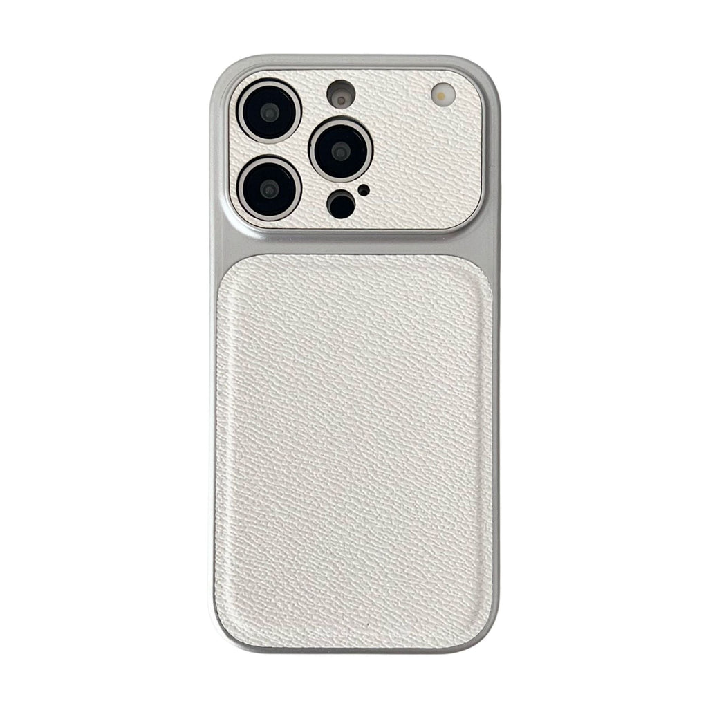 New Leather-texture Precision-holed Matte Drop-resistant Case