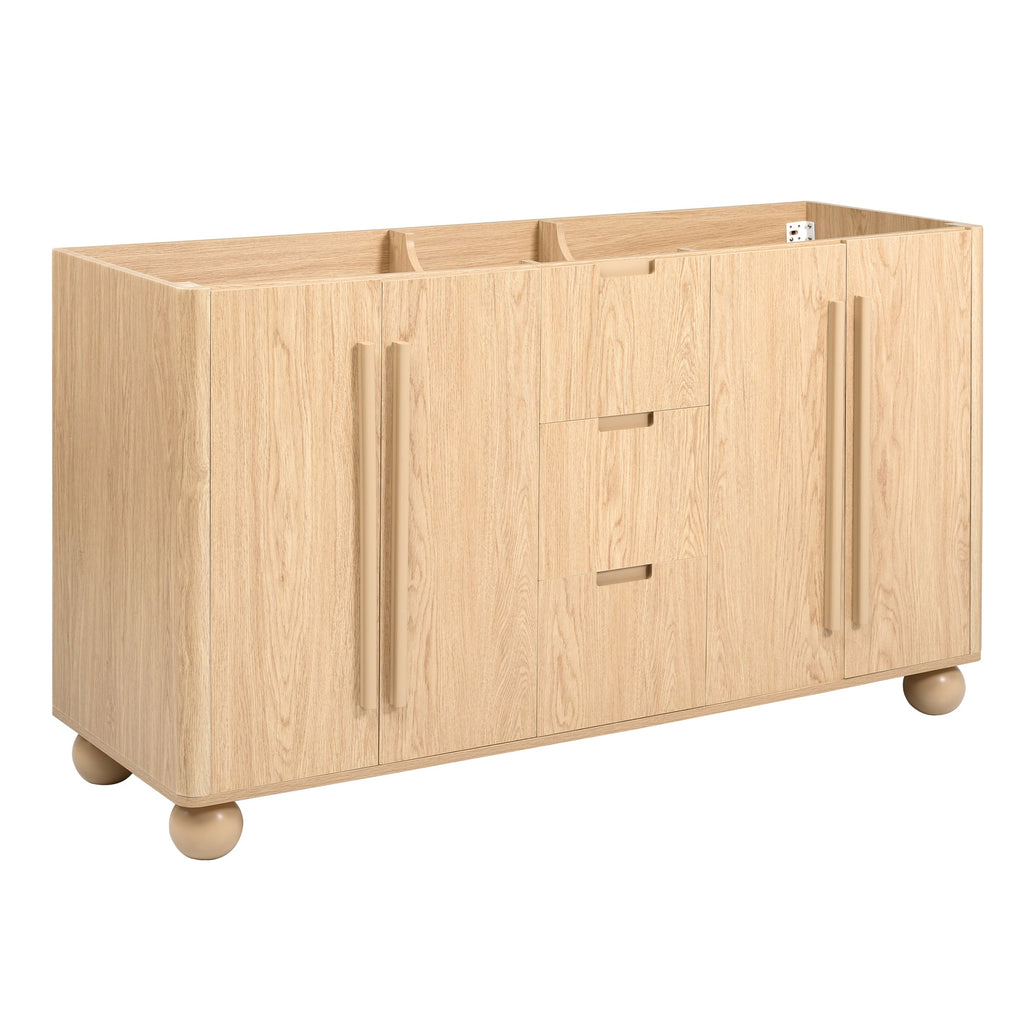 58.3" Bathroom Vanity Cabinet Only Without Vanity Top