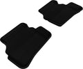 3D MAXpider 2008-2014 Mercedes-Benz C-Class Sedan W204 Kagu 2nd Row Floormats - Black L1MB00921509