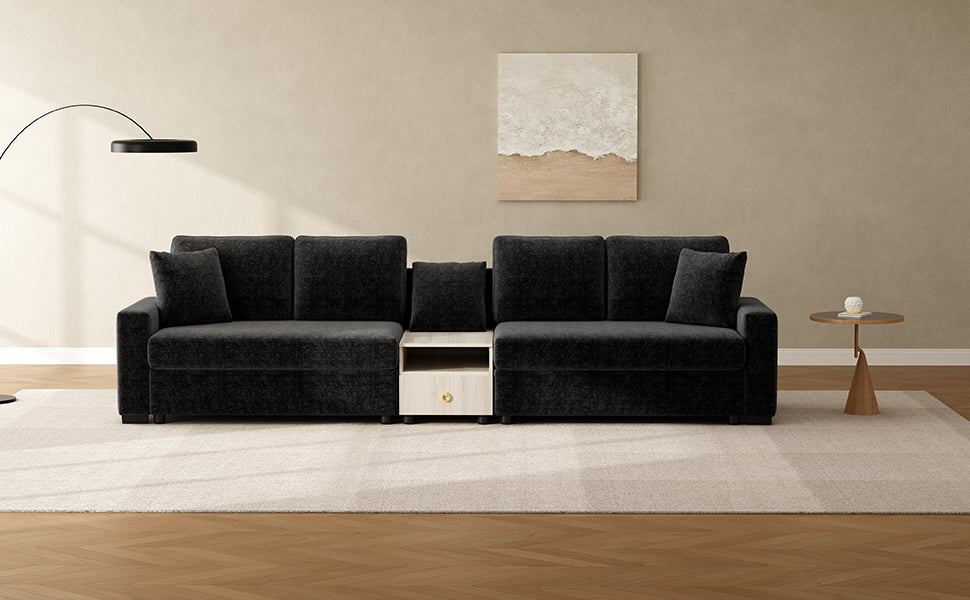 Modern Sofa Couch 127.9" Modular Sofa