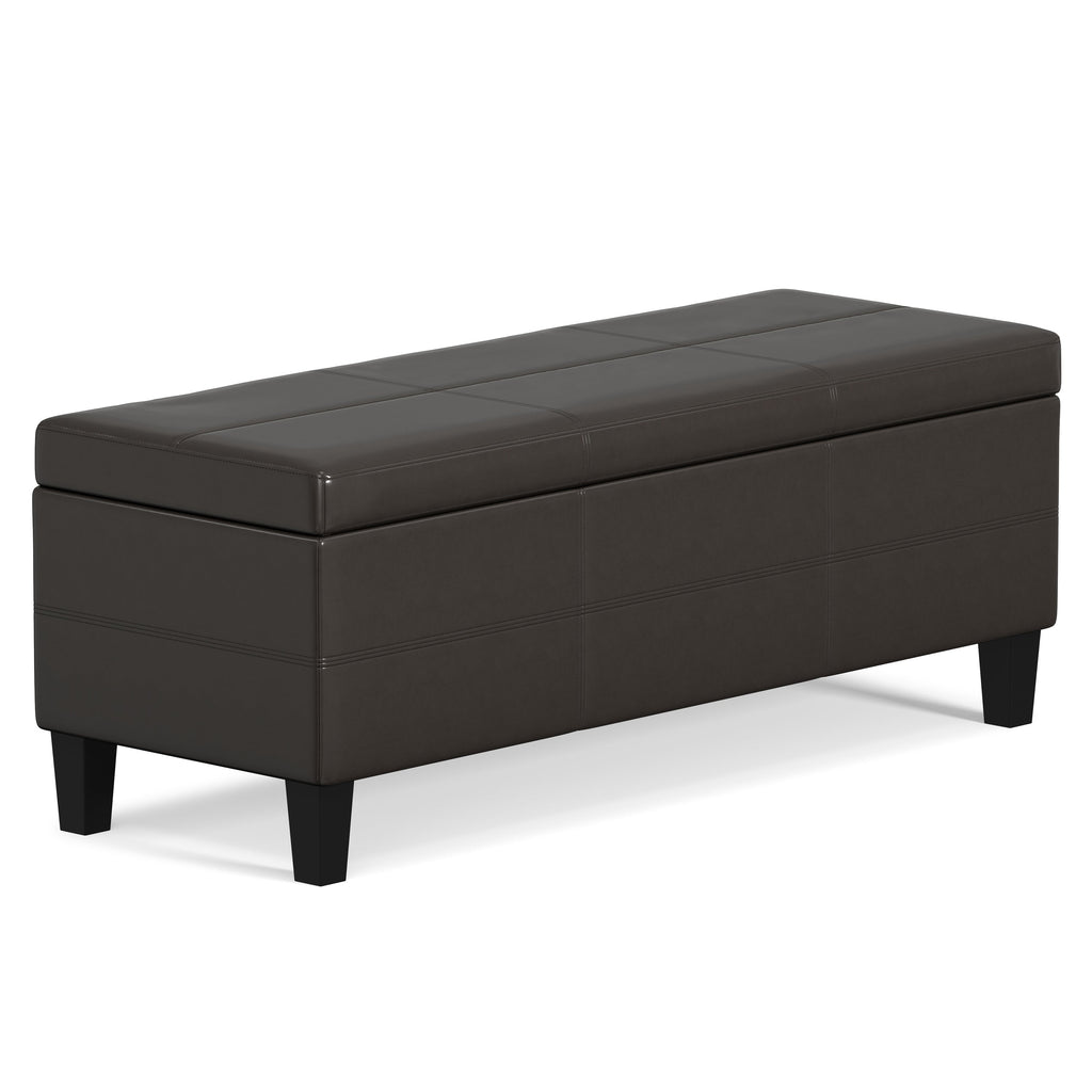 Afton Storage Ottoman Bench - Tanners