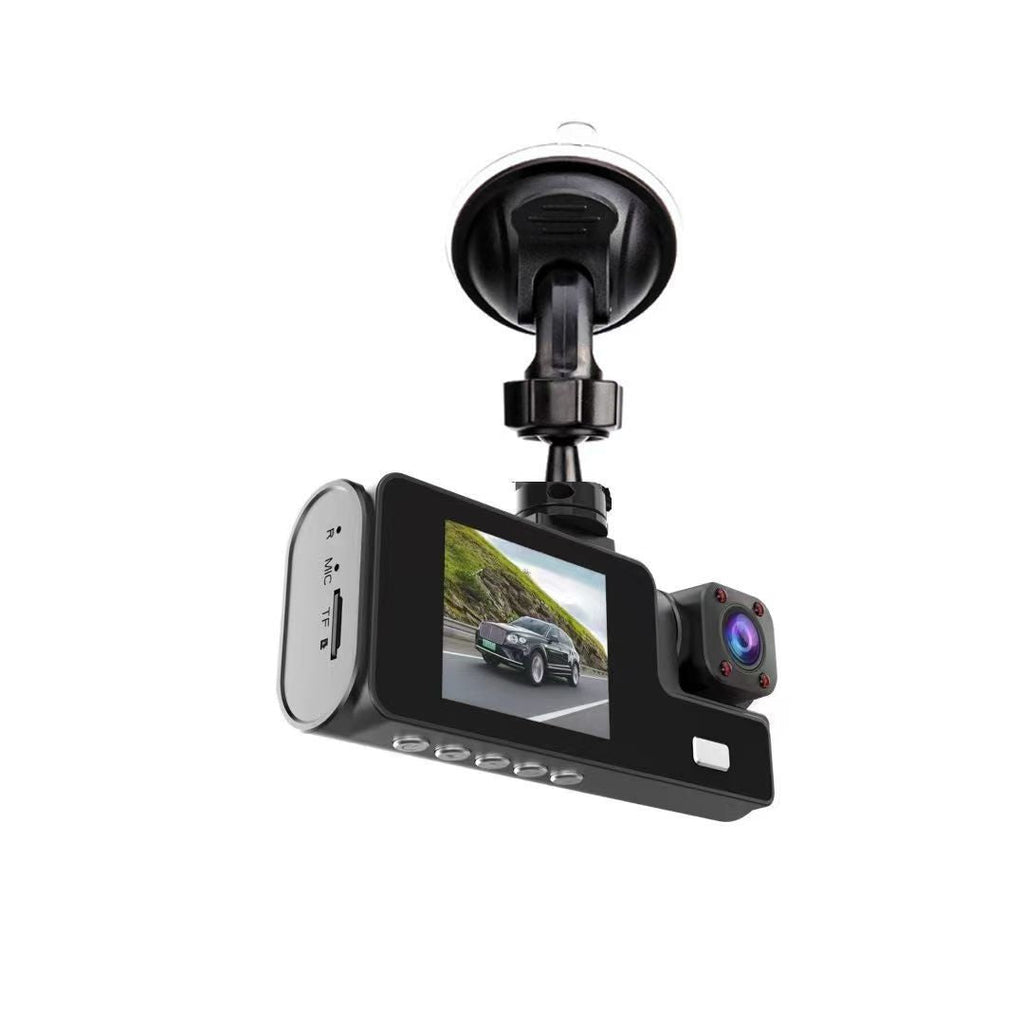 2-inch 3-lens Dashcam HD Night Vision 1080P