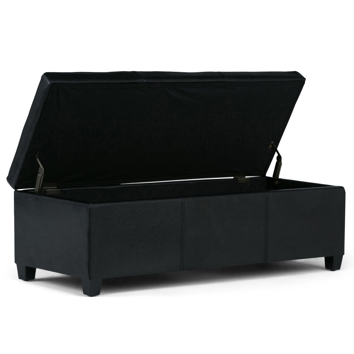Avalon 48 Inch Wide Storage Ottoman Bench