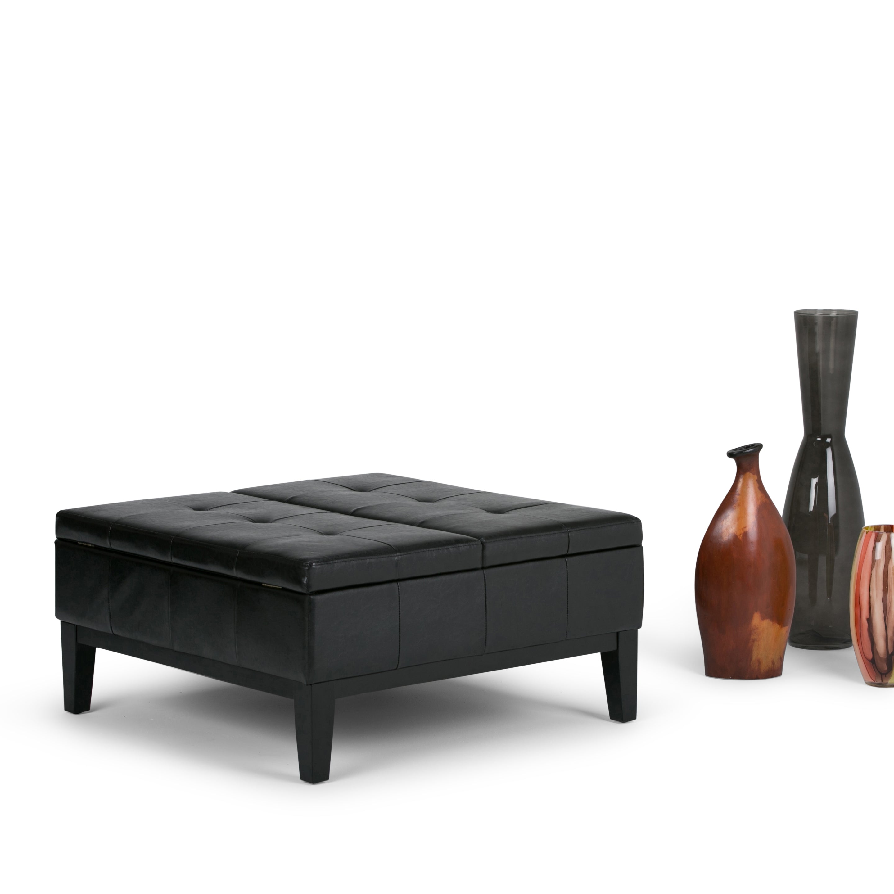 Dover Square Coffee Table Storage Ottoman