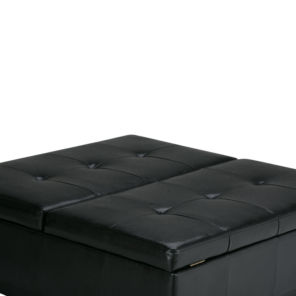 Dover Square Coffee Table Storage Ottoman
