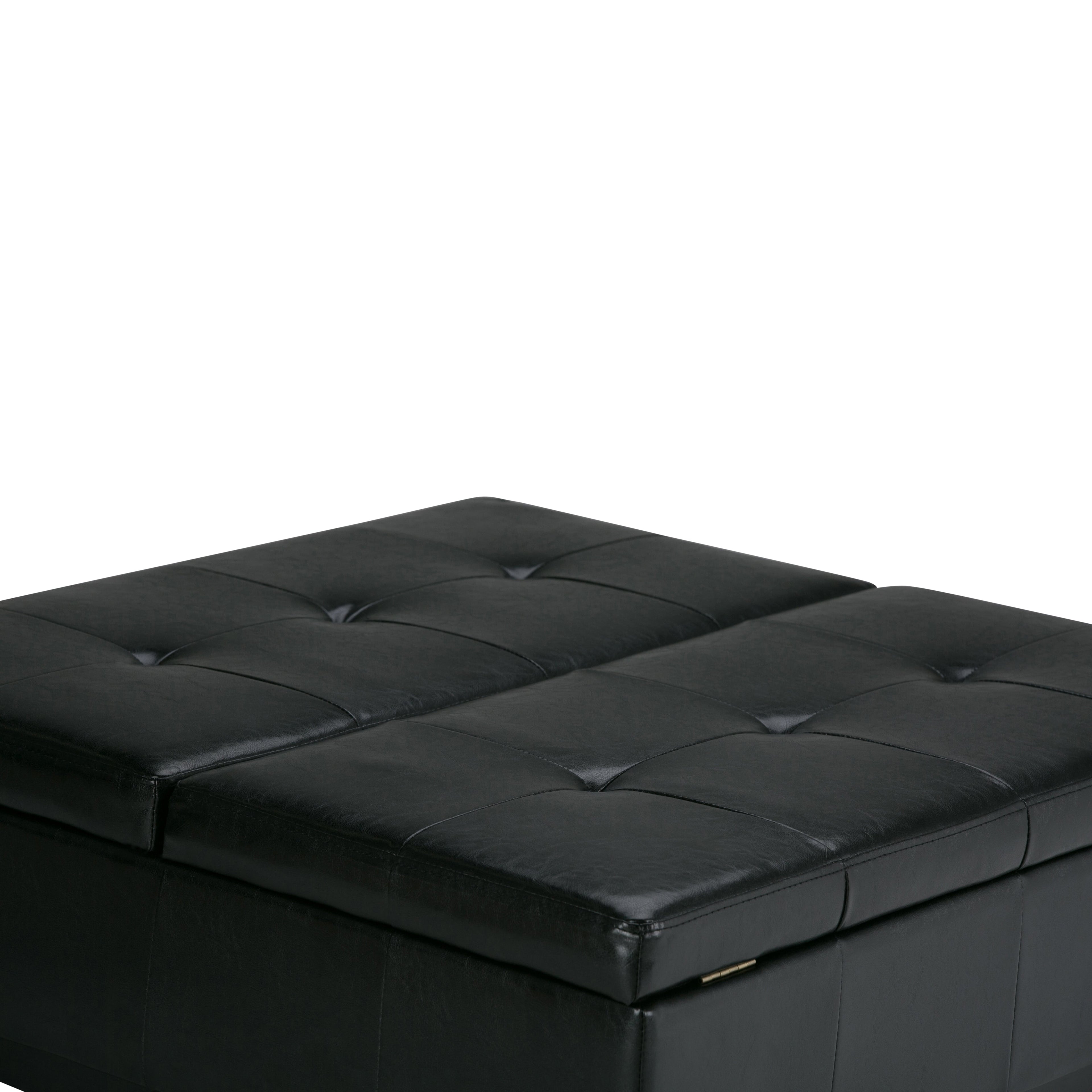 Dover Square Coffee Table Storage Ottoman