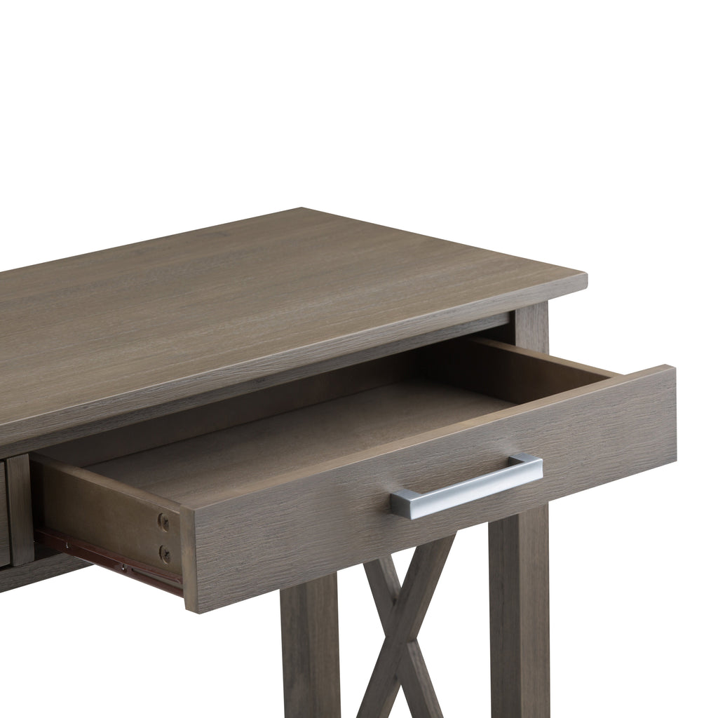 Kitchener 47 Inch Wide Solid Wood Console Sofa Table in Farmhouse